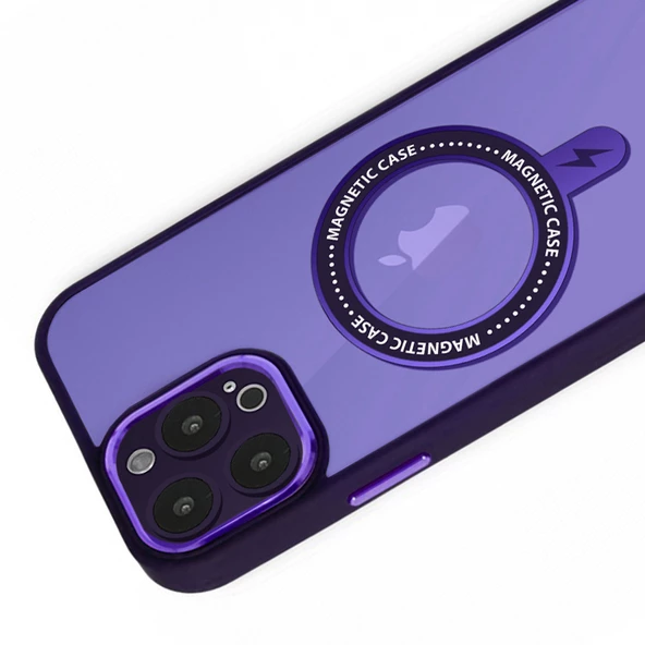 iPhone 15 Pro Kılıf Magsafe Özellikli Unix Silikon Kapak - 6