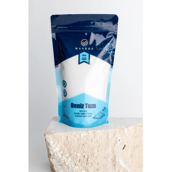 MAVERA İYOTLU DENİZ TUZU 500 GR - 3