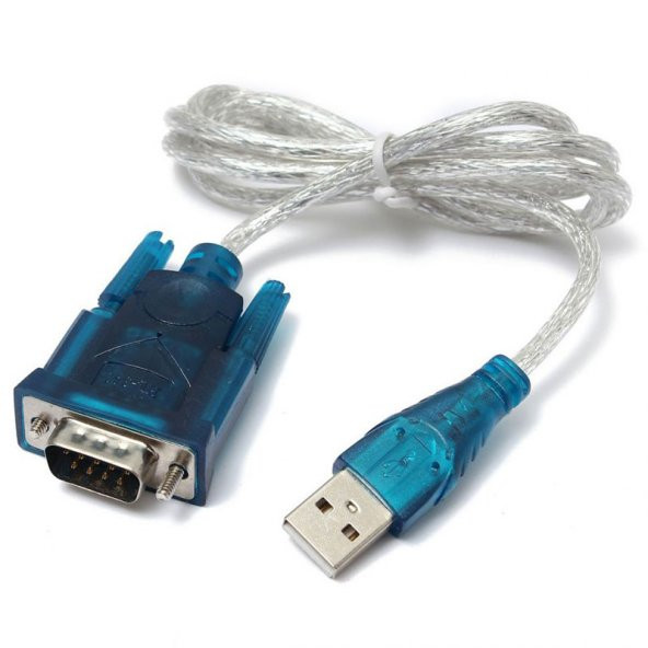 USB 2.0 to RS232 Seri com Port 9 Pin DB9 çevirici kablo