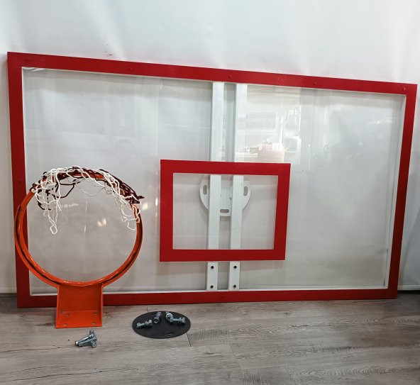 Mia Basketbol Panya Seti 105*180 8 mm Solid Polikarbon 45 cm Sabit Çember - 2