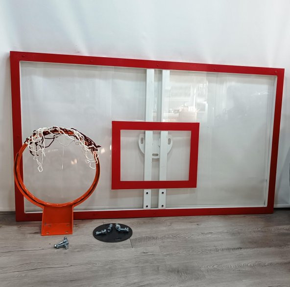 Mia Basketbol Panya Seti 105*180 8 mm Solid Polikarbon 45 cm Sabit Çember - 6