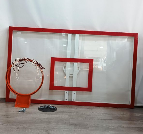 Mia Basketbol Panya Seti 105*180 8 mm Solid Polikarbon 45 cm Sabit Çember - 7