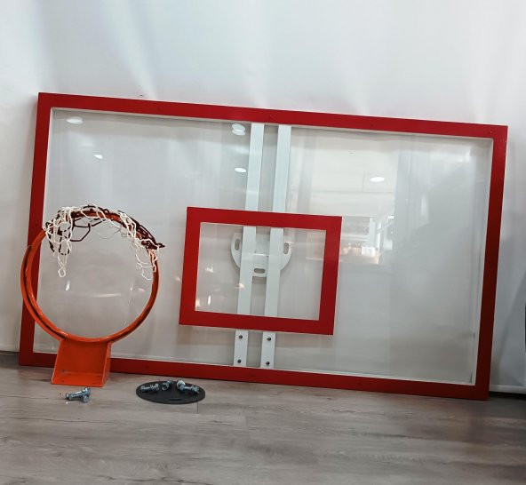 Mia Basketbol Panya Seti 105*180 8 mm Solid Polikarbon 45 cm Sabit Çember - 8