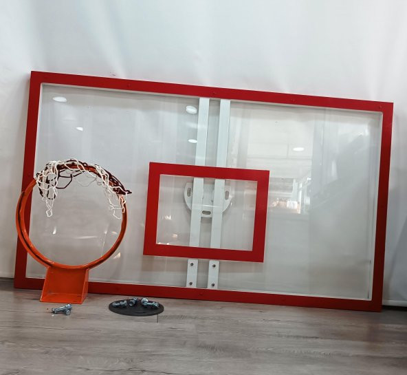 Mia Basketbol Panya Seti 105*180 8 mm Solid Polikarbon 45 cm Sabit Çember - 10