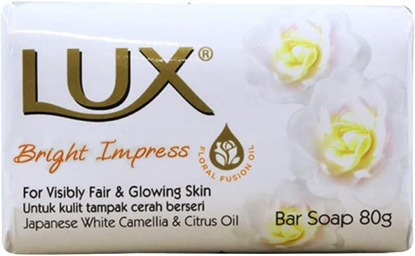 Lux Kalıp Sabun 80g Bright Impress Japon Kamelyası ve Narenciye Yağı