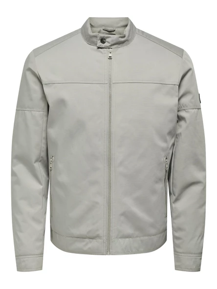 ONLY & SONS Erkek Önden Fermuarlı Ceket 22027380 - 5