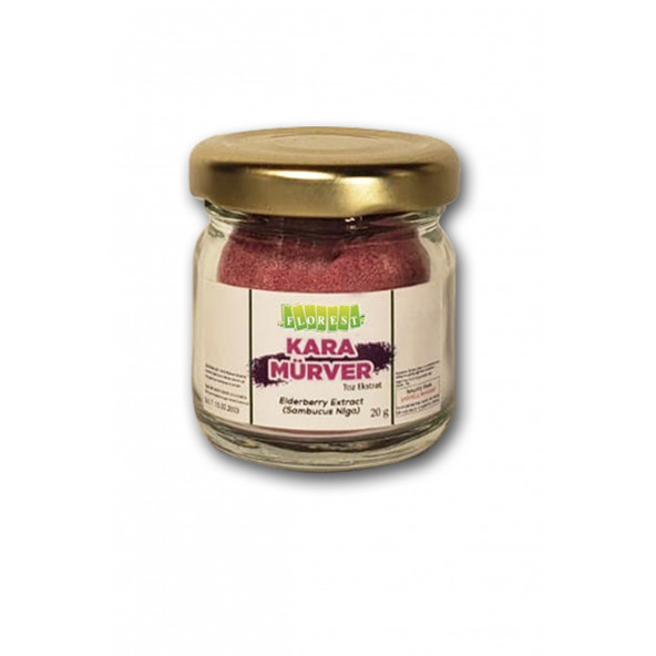 Florest Saf Kara Mürver Toz Ekstrakt 20 Gr. Sambucus Nigra Extract ürün görseli