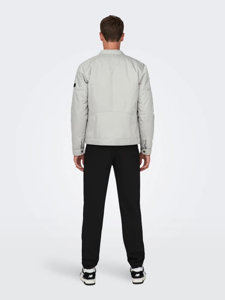 ONLY & SONS Erkek Önden Fermuarlı Ceket 22027380 - 3