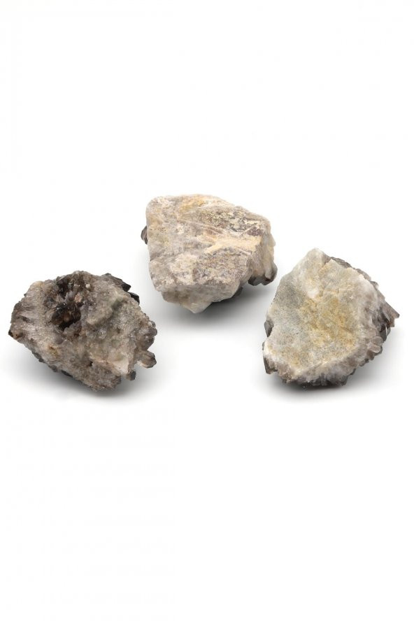 Dumanlı Kuvars Doğal Taş Ham Parça - Resim 2