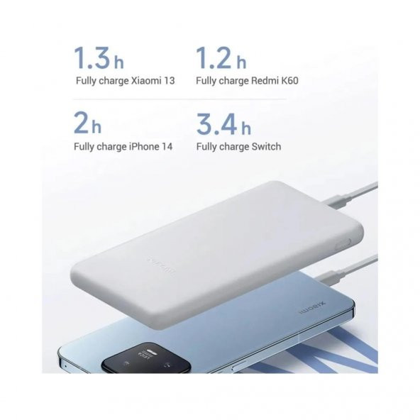 Xiaomi 22.5w Powerbank Usb-c Taşınabilir Hızlı Şarj Cihazı 10000 Mah Type-c Den Şarj Edilebilir - 4