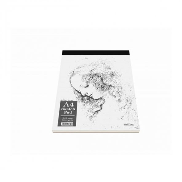 Deffter Sketch Defteri 50 Yaprak Ciltli A4 Defter - 3
