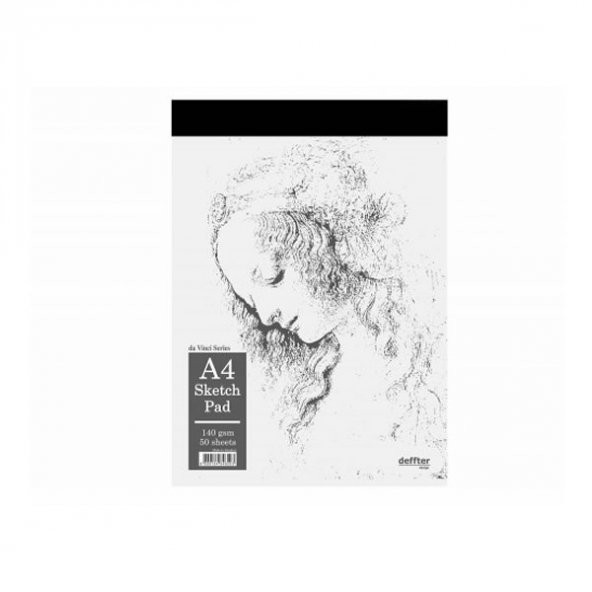 Deffter Sketch Defteri 50 Yaprak Ciltli A4 Defter - 4