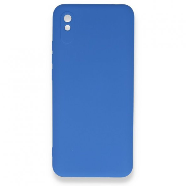 Adipa Dv Xiaomi Redmi 9A Kılıf Nano içi Kadife  Silikon - Mavi