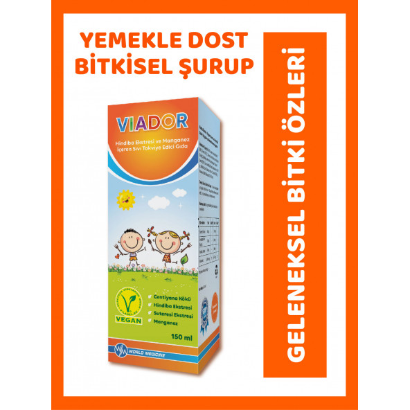 Viador Hindiba Ekstresi ve Manganez İçeren Şurup - 1