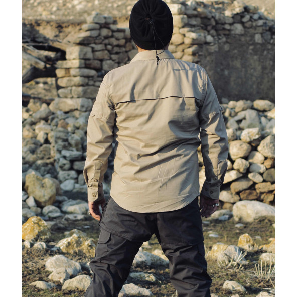 Blt Tactical Outdoor Gömlek Bej Taktik Gömlek - 2