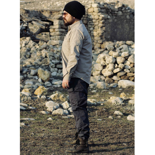 Blt Tactical Outdoor Gömlek Bej Taktik Gömlek - 5