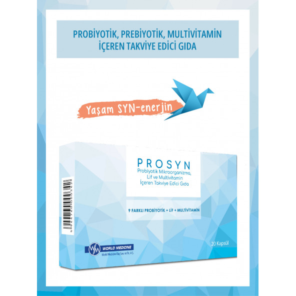 Prosyn Probiyotik,Prebiyotik ve Multivitamin İ - PttAVM.com - 2024