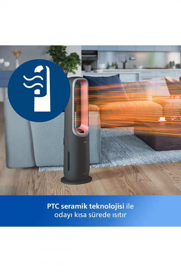 Philips AMF870/15 3'ü 1 Arada Isıtıcılı Hava Temizleyici - 2