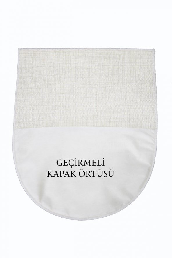 Ultrasoft Düz Kapuçino 3’lü Banyo Halısı Paspası Seti Kaymaz Deri Tabanlı Yıkanabilir Klozet Takımı - 4