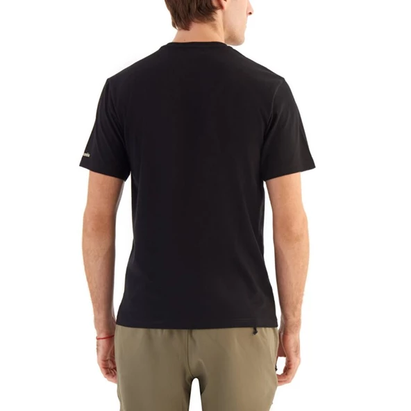 Columbia CSC Hike Icon Erkek Kisa Kollu T-Shirt Siyah CS0337-010 - 2