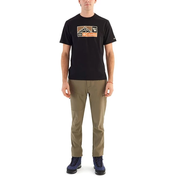Columbia CSC Hike Icon Erkek Kisa Kollu T-Shirt Siyah CS0337-010 - 5