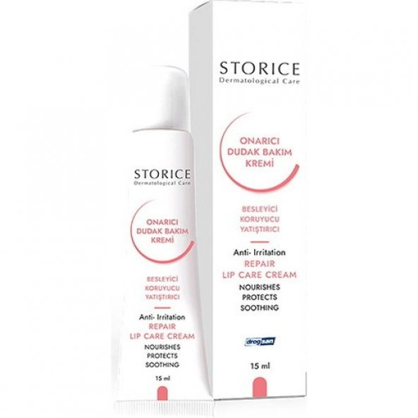 Storice Onarıcı Dudak Bakım Kremi 15 Ml
