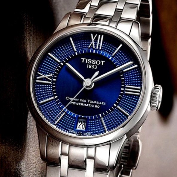 Tissot T099.207.11.048.00 Chemin des Tourelles Powermatic 80 Otomatik Kadın Kol Saati - 6