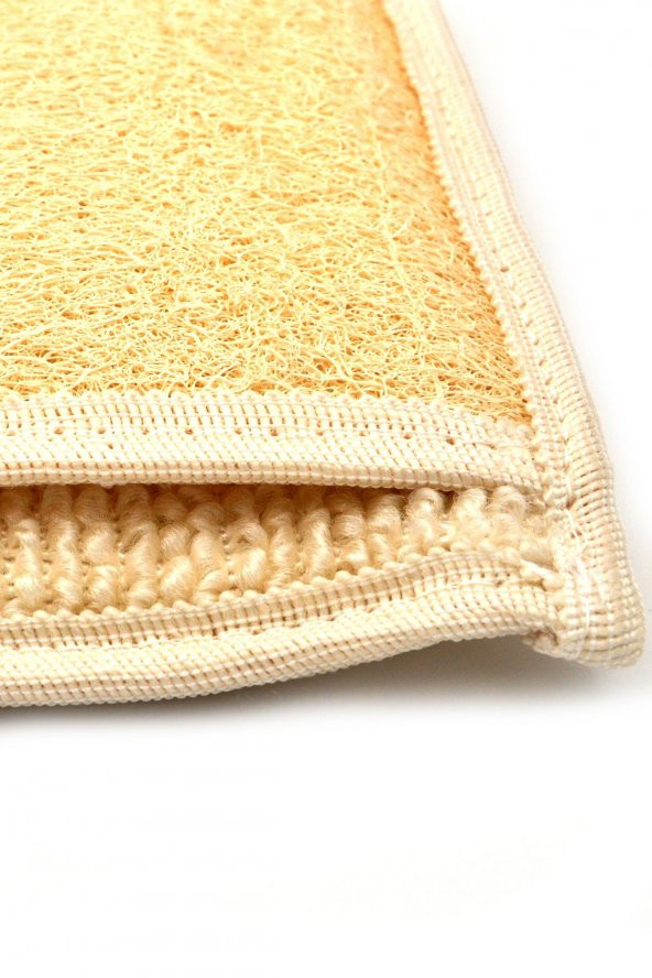 Doğal Kabak Lifi Eldiven Tipi Banyo Hamam Vücud Kesesi 17x21 cm. - 4