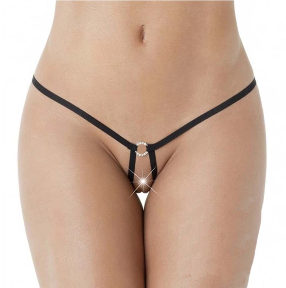 ASM1257 Kadın 3 Lü Renkli Özel Nokta VurguluTanga String - 4