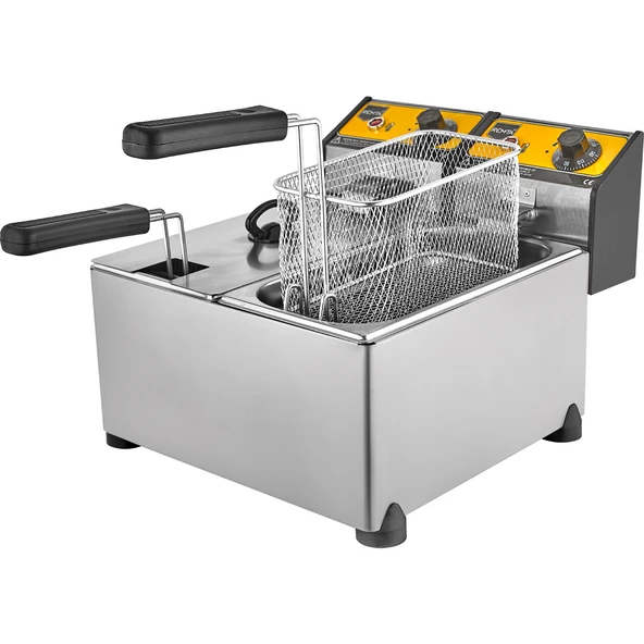 Remta Elektrikli Fritöz 3+3 Lt Çiftli Büfe Tipi ürün görseli 1