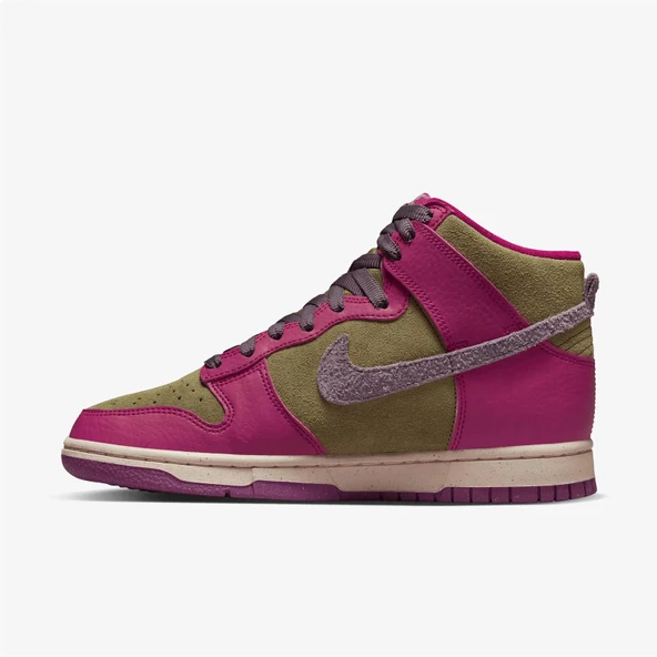 Nike Dunk High Unisex Yeşil Pembe SNEAKER Spor Ayakkabı Limited Edition FB1273-500 - 3