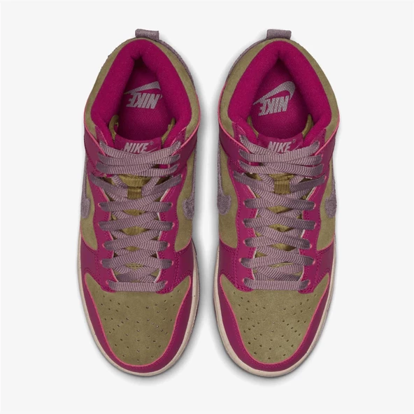 Nike Dunk High Unisex Yeşil Pembe SNEAKER Spor Ayakkabı Limited Edition FB1273-500 - 6