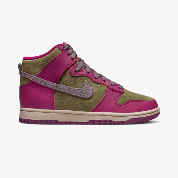 Nike Dunk High Unisex Yeşil Pembe SNEAKER Spor Ayakkabı Limited Edition FB1273-500