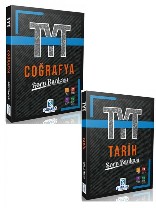 2024 Supara Yayınları TYT Tarih ve Coğrafya Soru 2 li Set - 2