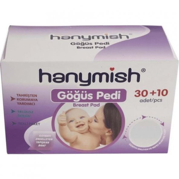 Hanymish Göğüs Pedi 30+10 Adet