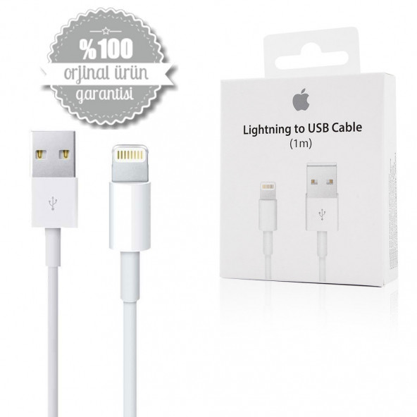 Apple Iphone Orjinal Şarj Aleti Kablosu 1m Lightning Usb Kablosu MD818ZM/A - 2