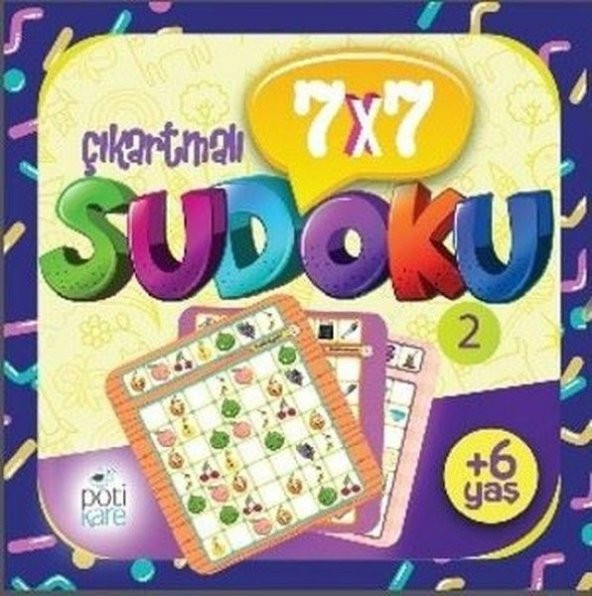 7 x 7 Sudoku - 2 (Çıkartmalı)