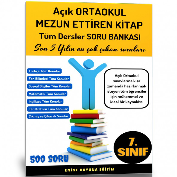 Açık Ortaokul Mezun Ettiren Kitap Seti (4 Spiralli Kitap) - 4