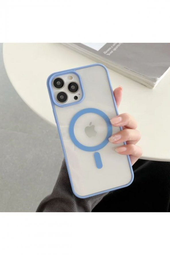 Iphone 11  Uyumlu Magsafe Destekli Kablosuz Şarj Uyumlu Renkli Kılıf