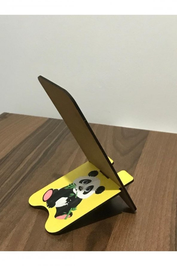 Ahşap Resimli Telefon Tutucu Organizer Şarj Standı Mdf - 2