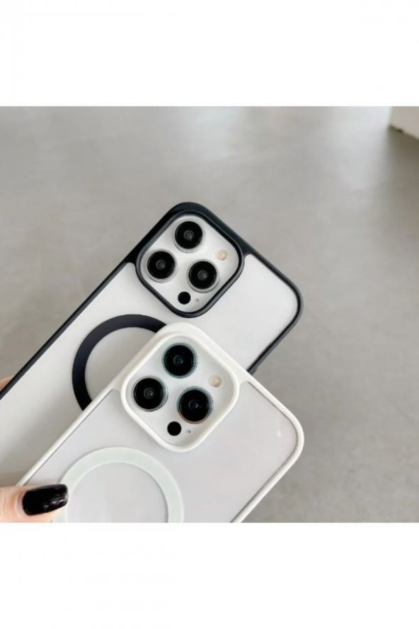 Iphone 1212 Pro Magsafe Destekli Kablosuz Şarj Uyumlu Renkli Kılıf - 3