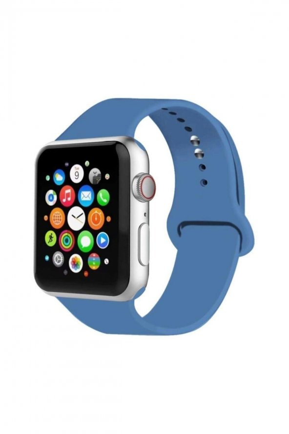 Apple Watch Kordon 2 3 Seri 42 Mm Ve Silikon Kordon Kayış