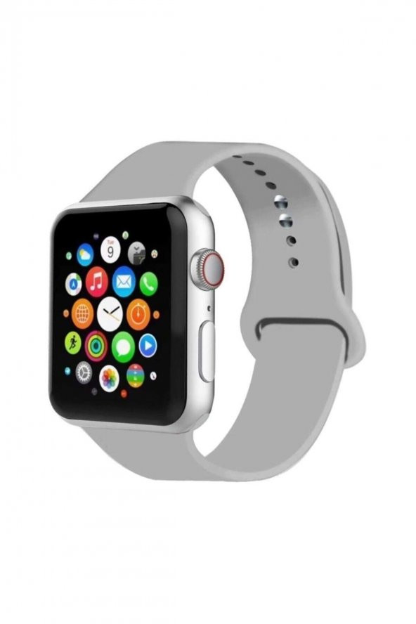 Apple Watch Kordon 2 3 Seri 42 Mm Ve Silikon Kordon Kayış