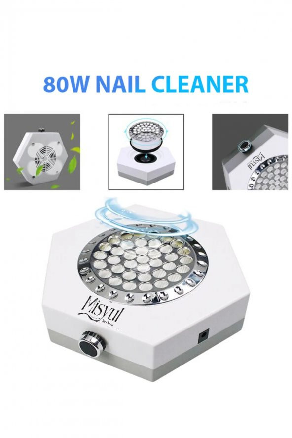 Tırnak Toz Toplama Cihazı, Protez Tırnak & Manikür Tırnak Toz Toplayıcı 80W - 2