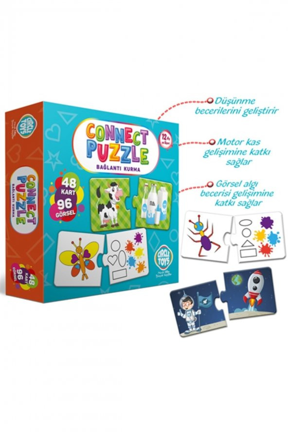 Connect Puzzle Bağlantı Kurma Oyunu Eşleştirme Kartları - 2