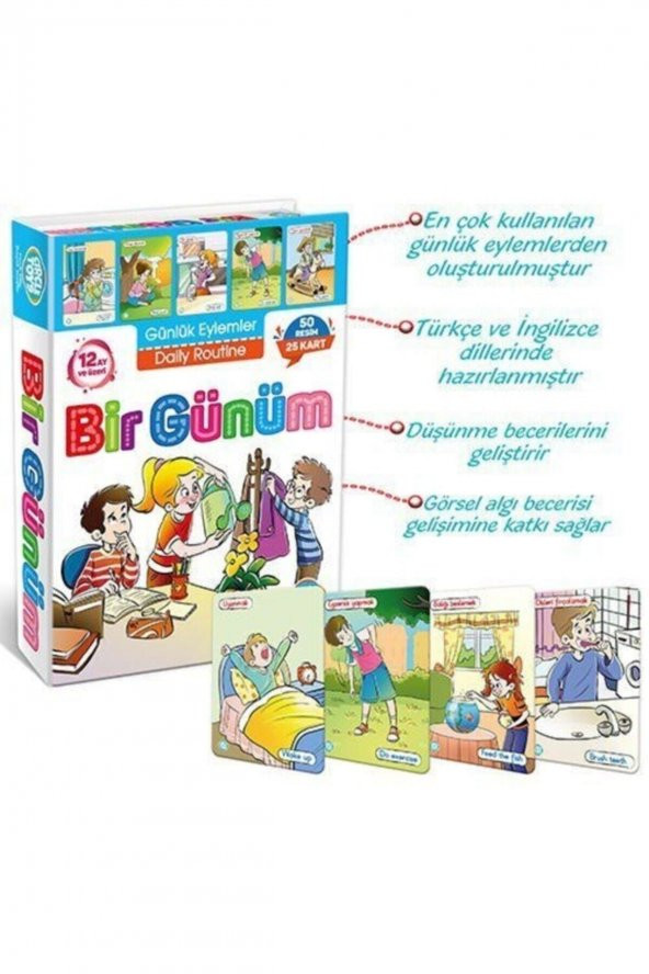 Eğtici Kartlar-50 Görselden Oluşan Bir Günüm Görsel Set - 2