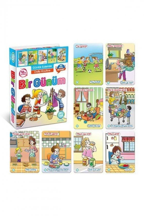 Eğtici Kartlar-50 Görselden Oluşan Bir Günüm Görsel Set - 3