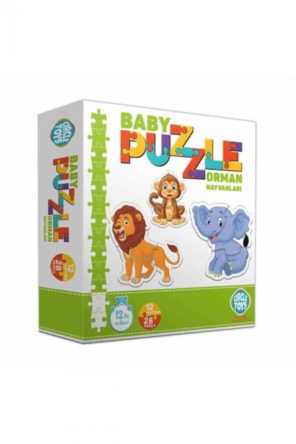 Circle Baby Orman Hayvanları Puzzle