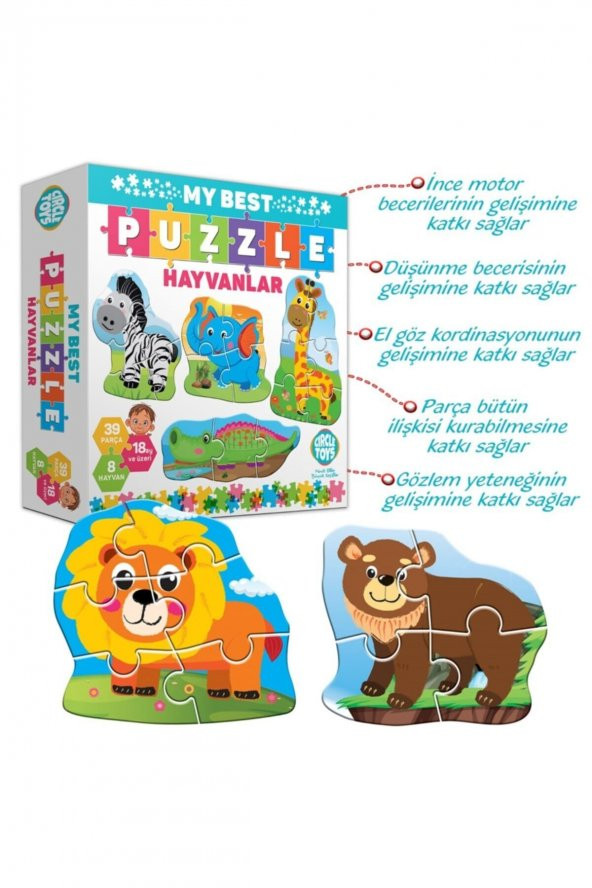 My Best Puzzle Hayvanlar - 2