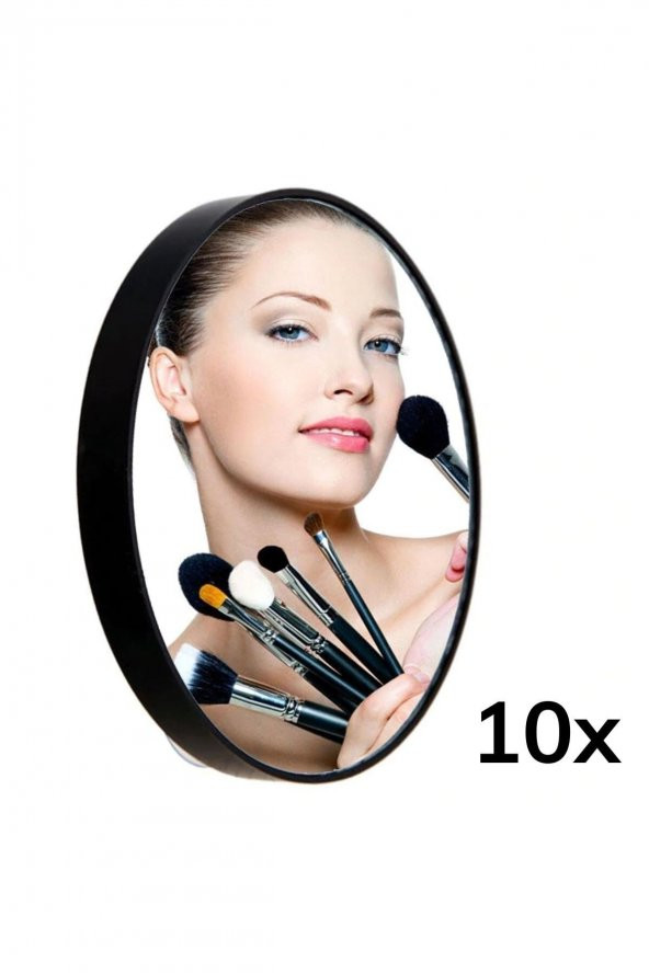 10x Büyüteçli Vantuzlu Pratik Kullanışlı Makyaj Lens Traş Aynası